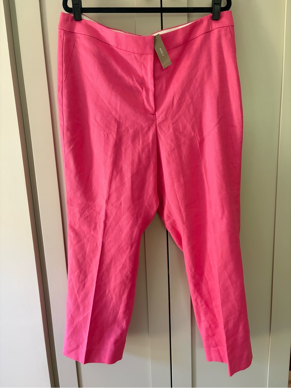 J. Crew KATE Style BF407 straight leg stretch linen blend